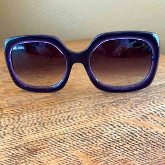 Matsuda M2035 Rectangle Sunglasses Deep Purple w/Grey Gradient Lenses. New - Picture 8 of 14